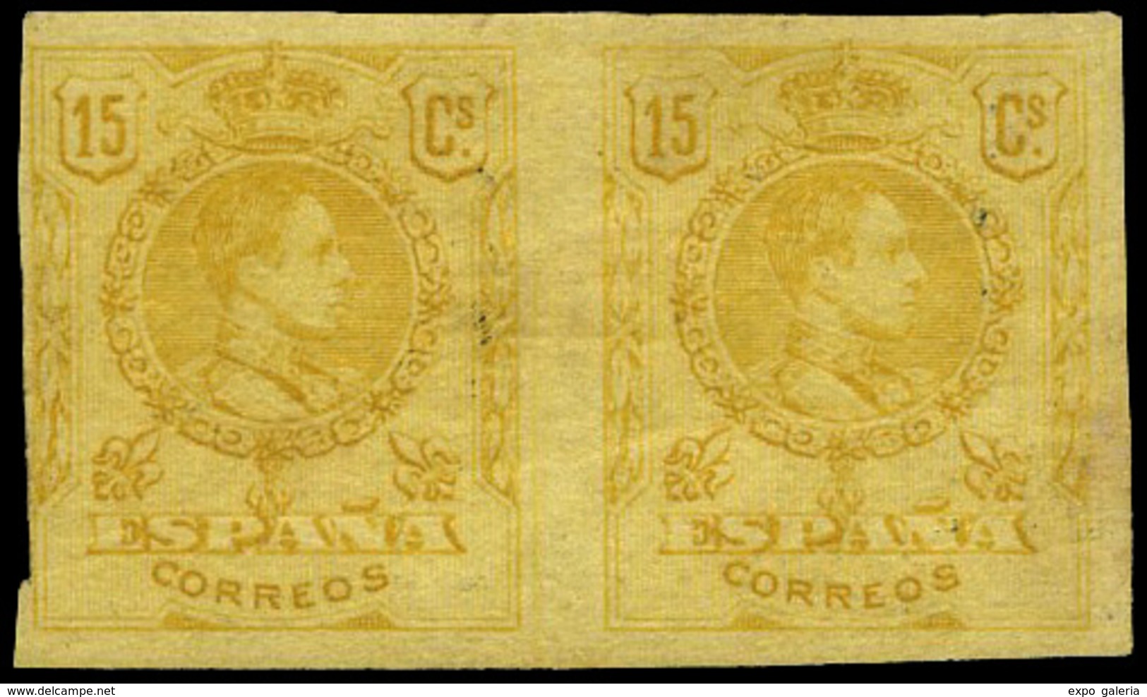 Ed. ** 271 Pareja S/Dentar. Cat. +60€ - Unused Stamps