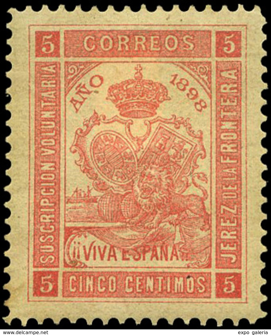 * S/Cat. 1898.Guerra De Cuba “Jerez De La Frontera” 5Cts. - Ungebraucht