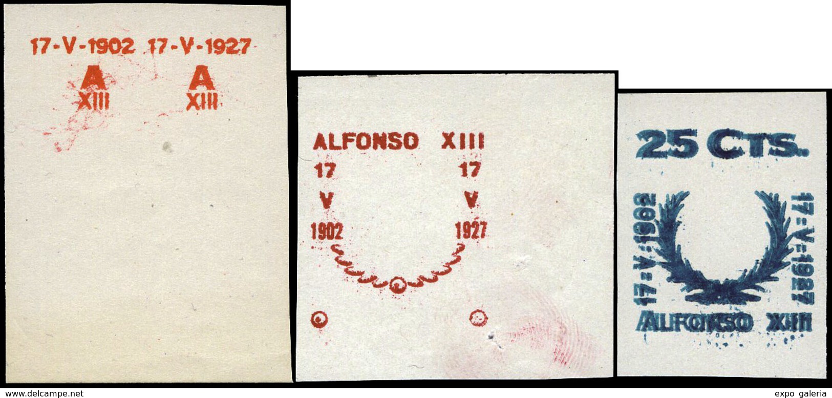 *** Galvez CA55+2 Mas.1926. Pruebas De Las Sobrecargas Adoptadas Para La Emisión Del Jubileo. - Unused Stamps