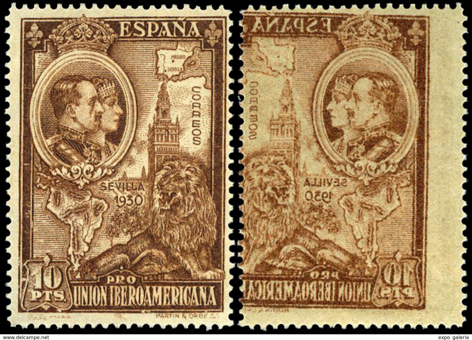 Ed. * 581 Variedad Impresión En Anverso Y Reverso. S/Cat - Unused Stamps