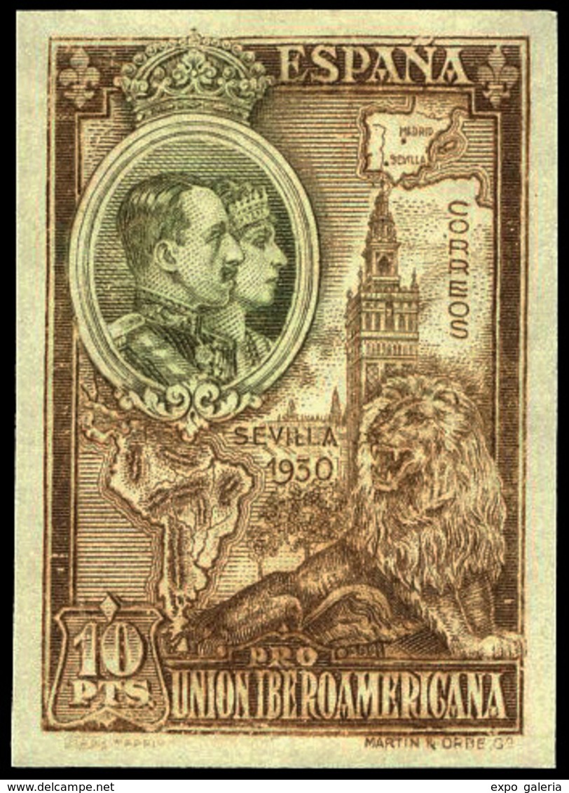 Ed. * 581 S/D Variedad Castaño Y Verde. - Unused Stamps