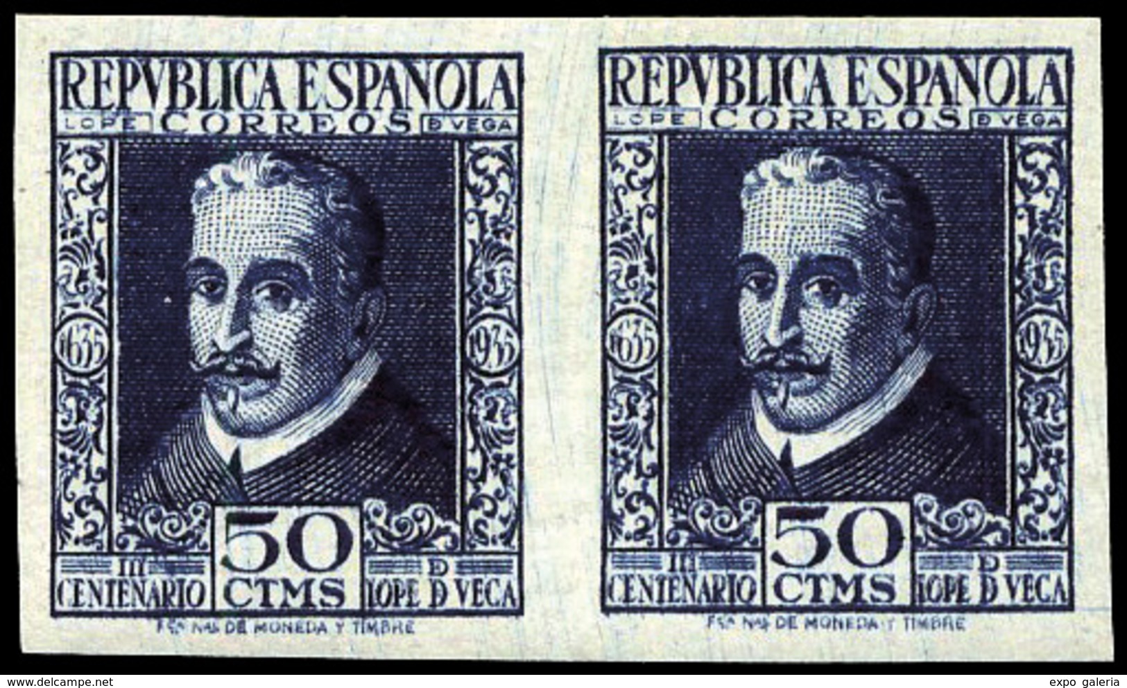 Ed. *** 692 Pareja S/Dentar. Cat. +350€ - Unused Stamps