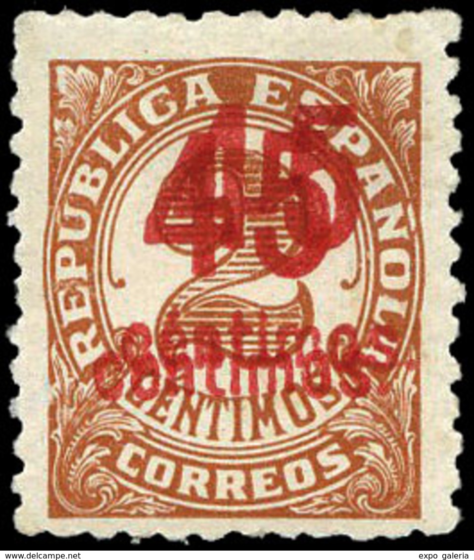 Ed. ** 743 Variedad Doble Sobrecarga Color Rojo. No Cat. Raro. - Unused Stamps