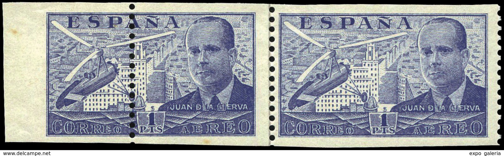 Ed. *** 884 Pareja S/dentado Horizontal + Doble Dentado Vertical + S/D Margen Izquierdo. - Unused Stamps