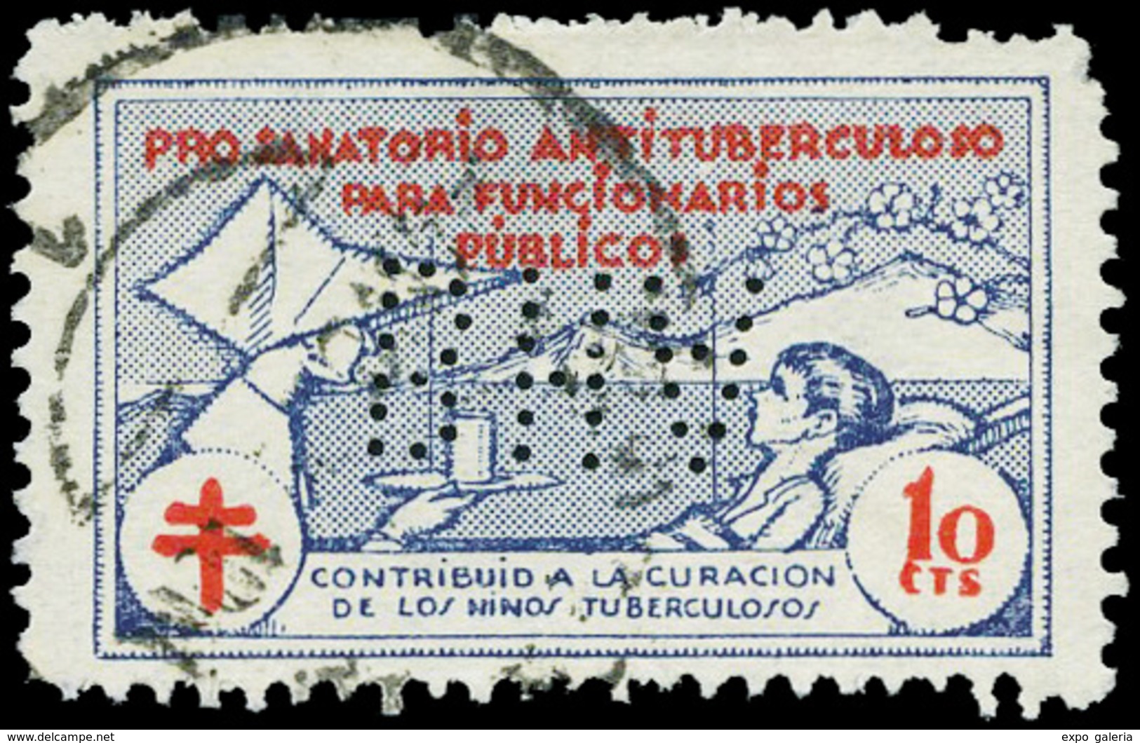 0 S/Cat. 1940. - “B.H.A.” Raro En Viñeta “Pro Sanatorio Antituberculosos” Madrid - Other & Unclassified