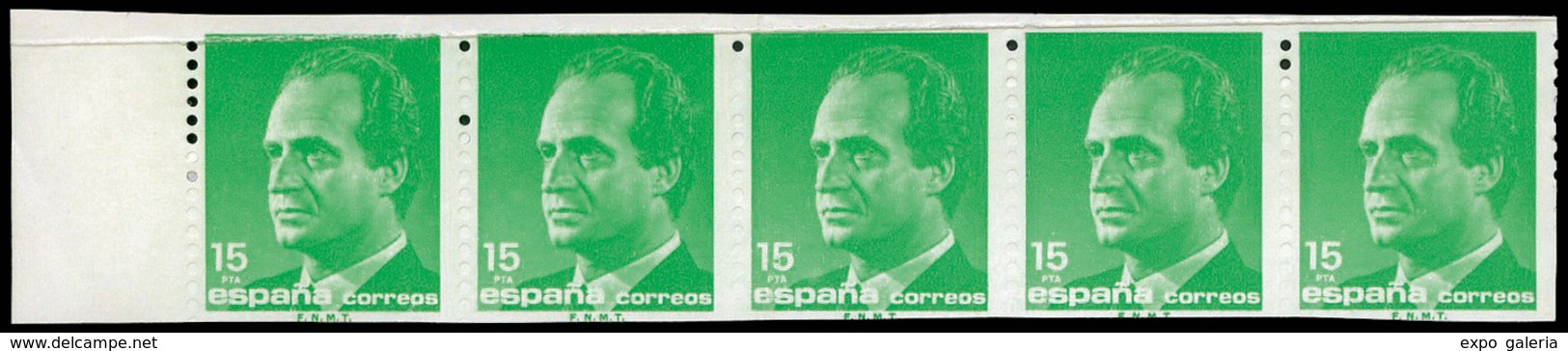 Ed. *** 3004 - 1989. Tira De 5. Variedad Dentado Parcial Borde Hoja. Raro. - Ungebraucht