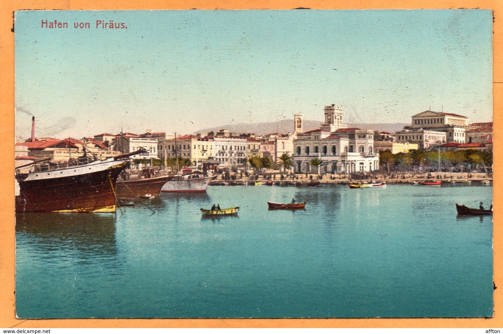 Piraus Piraeus Greece 1910 Postcard - Grecia