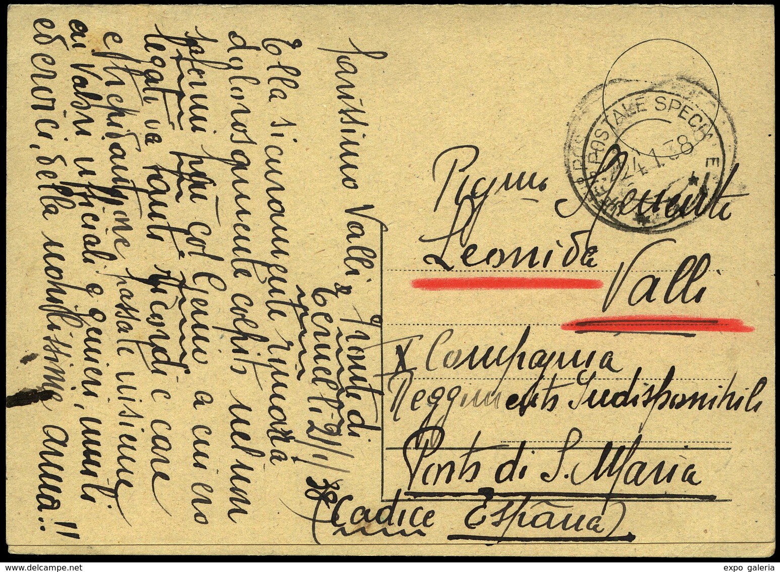 T.P. 1938.Frente De Teruel. Tarjeta Postal Doble, Modelo Oficial. De Un Capitán Médico Del Comando... - Lettres & Documents
