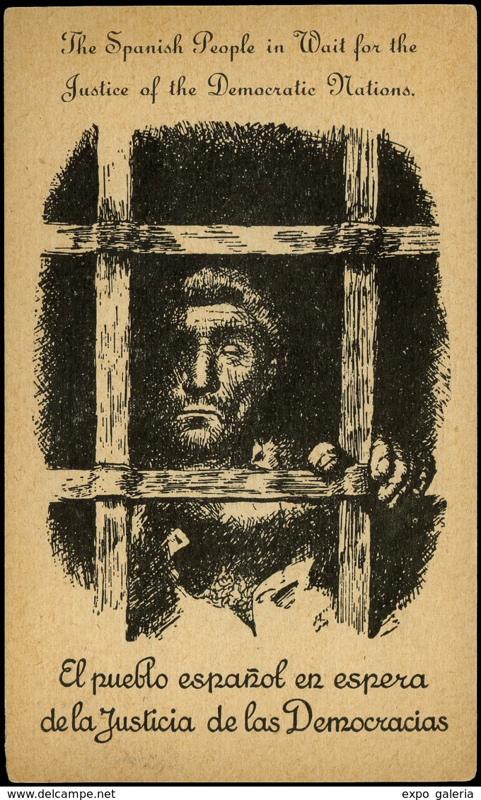 T.P. 1946.EE.UU. “The Spanish People In Wait For The Justice.......” Cda A Nueva York.Rara - Briefe U. Dokumente