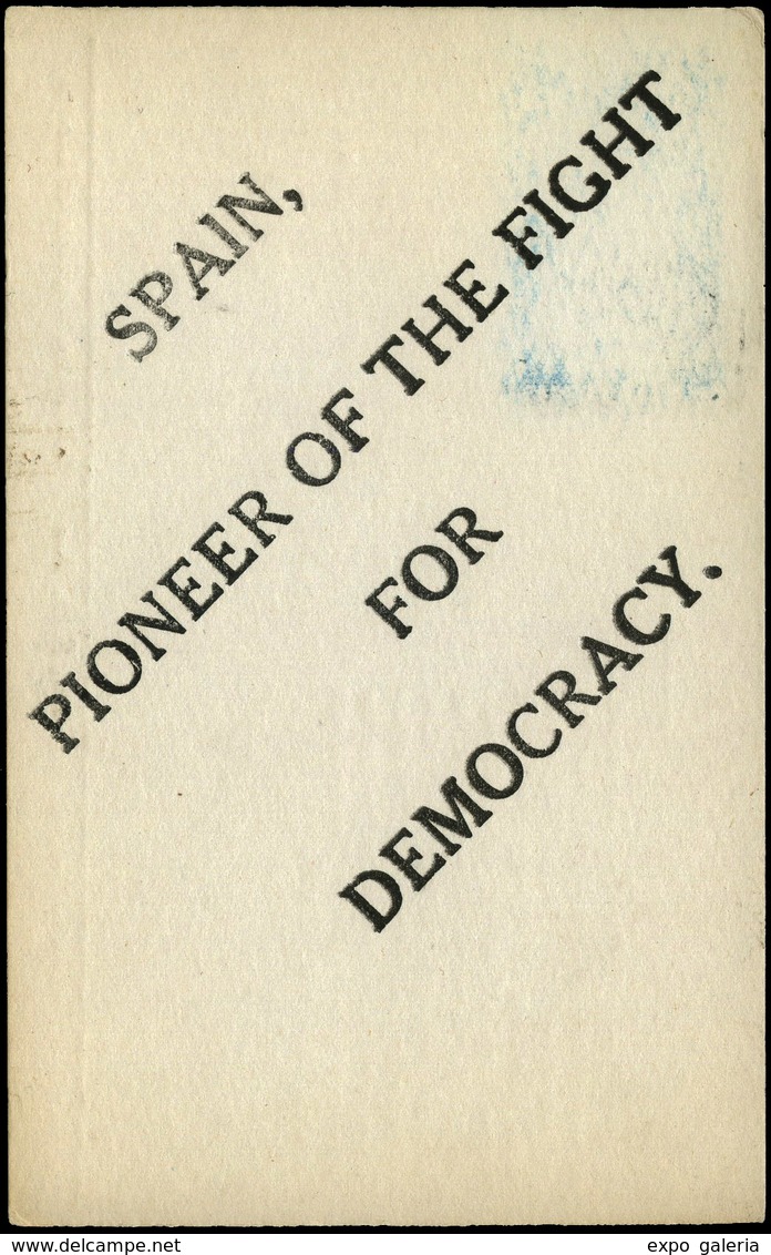 T.P. 1946.Liberia. “Spain Pionner Of The Fight For Democracy” (editada Por Friends Of Spanish Republic.Monrovia)… - Briefe U. Dokumente