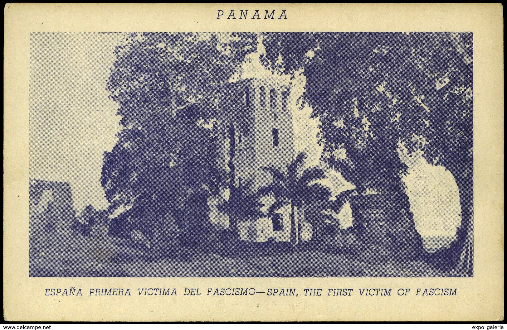 T.P. 1946.Panamá. “España Primera Victima Del Fascismo....” Sin Circular. Rara. - Covers & Documents