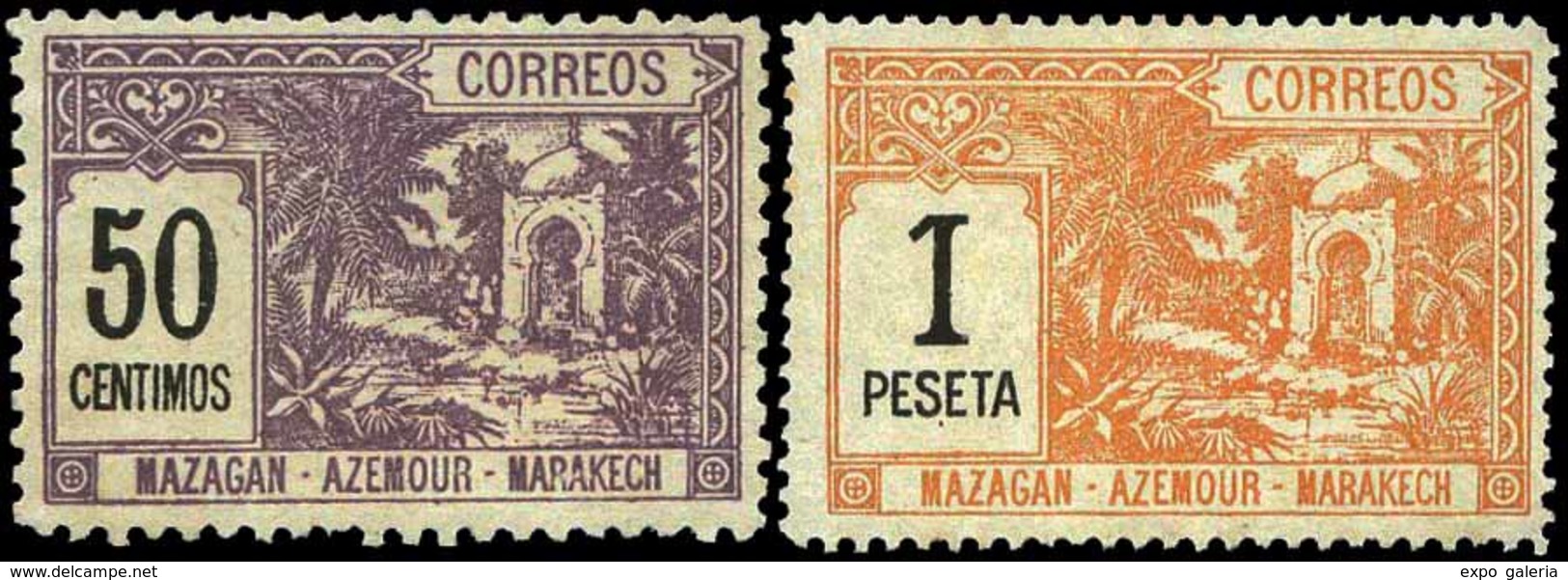Ed. * 66/72 Mazagan-Azemmour-Marakech. Cat. 59,50€ - Spanisch-Marokko