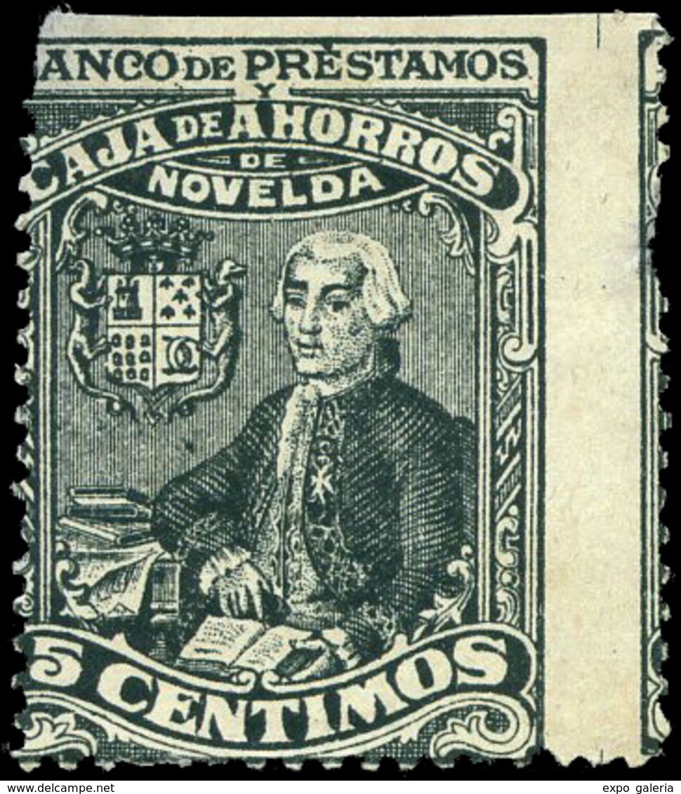 * S/C Novelda. “Banco De Prestamos. Caja De Ahorros” 5Cts. Muy Raro. - Other & Unclassified