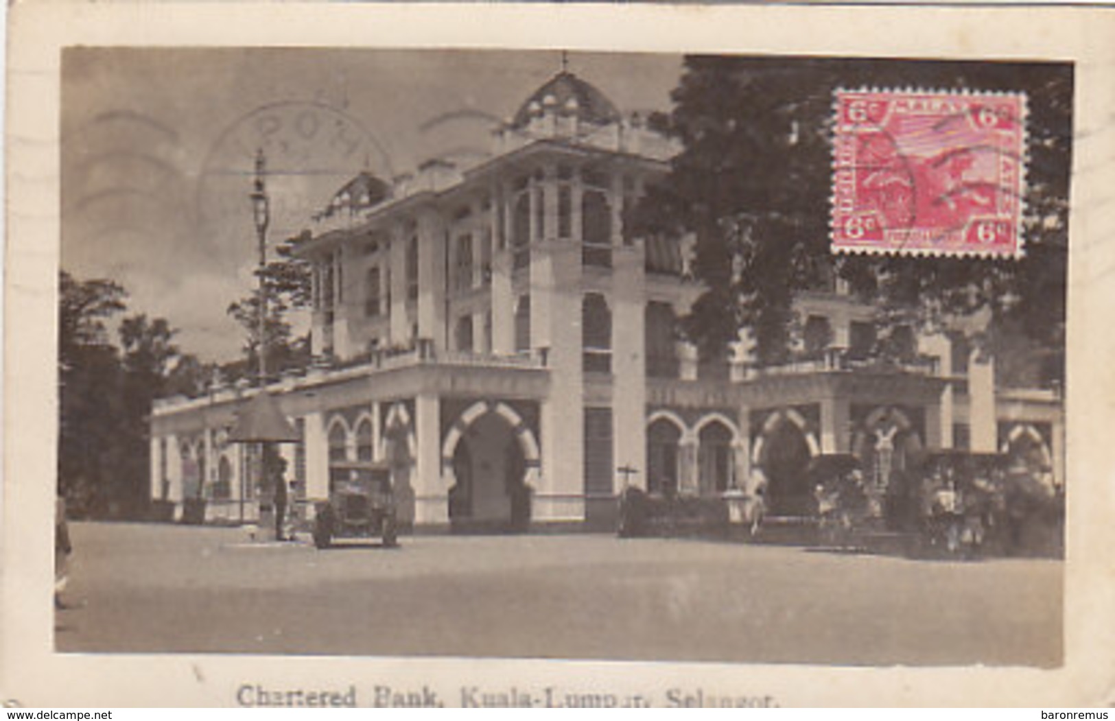 Kuala Lumpur Selangor - Chartered Bank - Fotocard - 1930    (190114) - Malesia