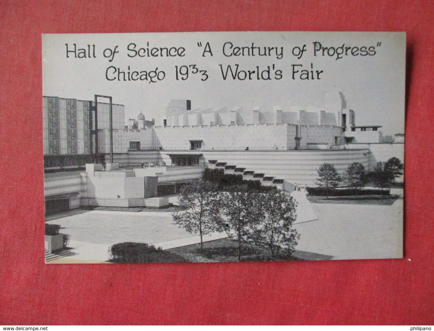 1933 Chicago Worlds Fair   Hall Of Science     Ref 3164 - Exhibitions