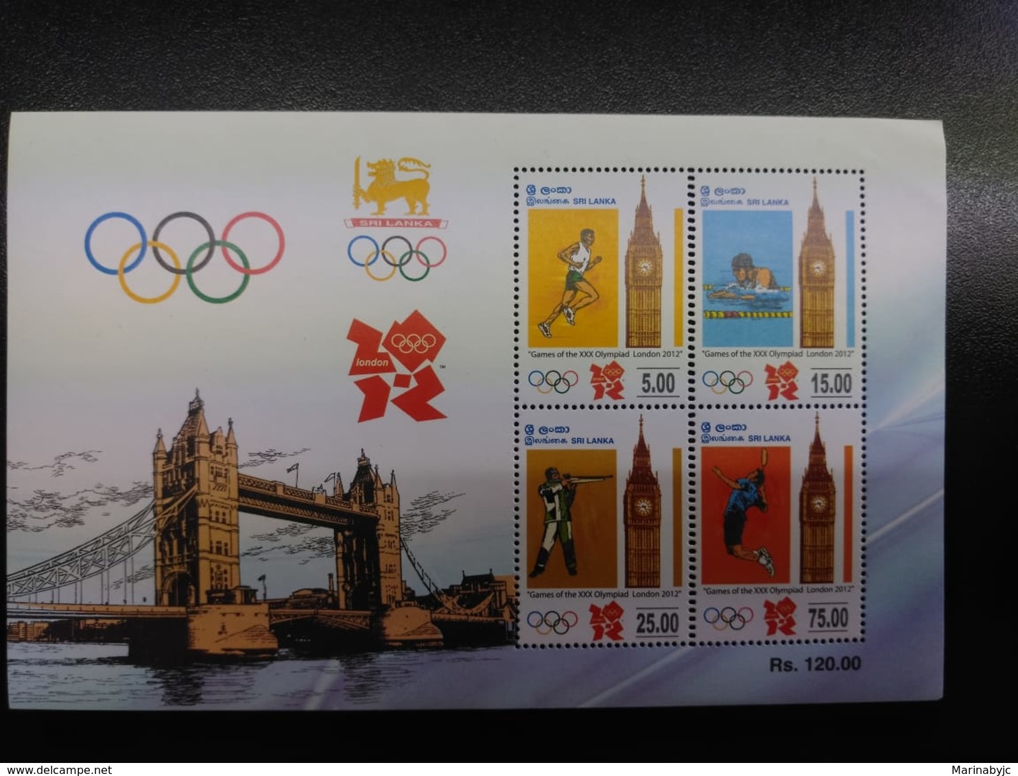 W) 2012 LONDON, GAMES OF THE OLYMPICS OF LONDON, PEOPLE, SPORTS MNH - Other & Unclassified