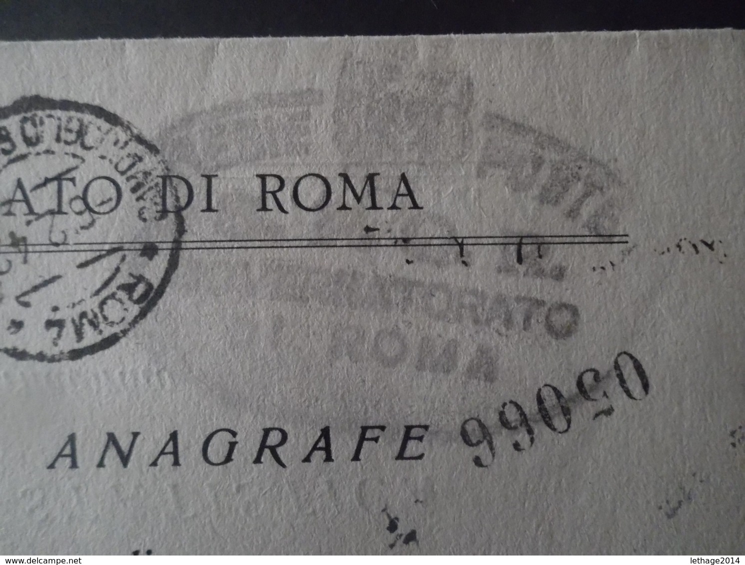 REGNO ITALIA BIGLIETTI CON OVALE DI FRANCHIGIA COMUNALE GOVERNATORATO REGIE POSTE 1942 - Zonder Portkosten