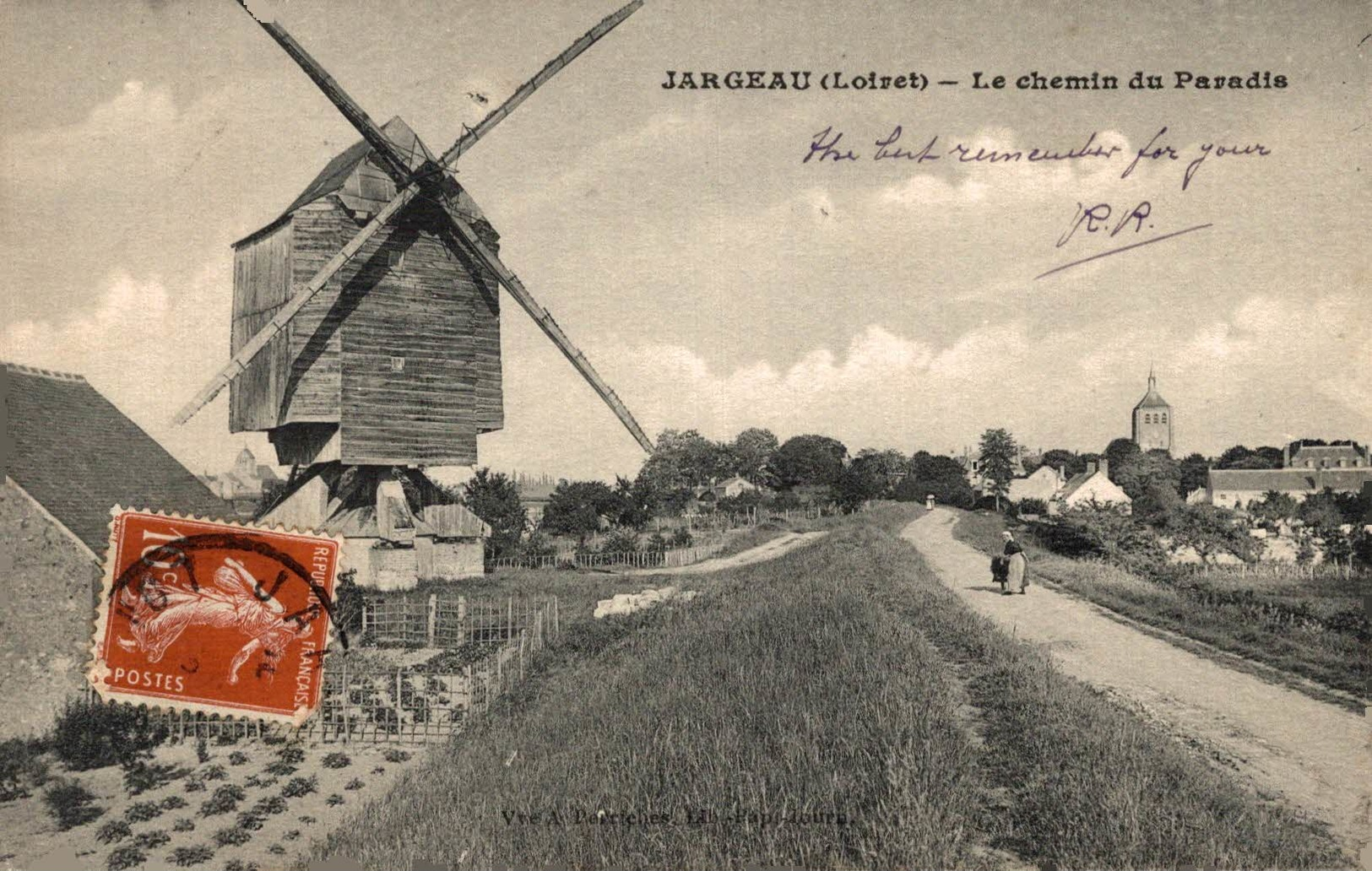 2530-2019   JARGEAU   LE CHEMIN DU PARADIS - Jargeau