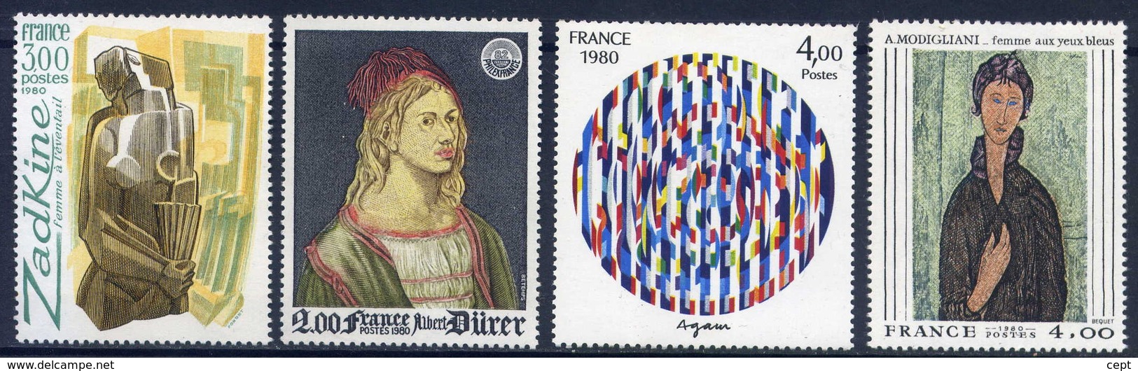 Paintings  - France 1980 -  Stamps  MNH** - Autres & Non Classés