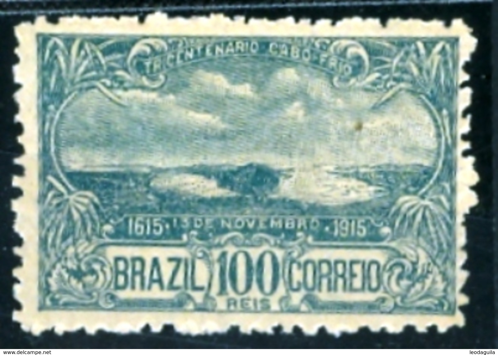 BRAZIL # 165  - FOUNDATION  CITY OF CABO FRIO - 3rd  CENTENARY  -  MINT / OG  - 1915 - Nuovi