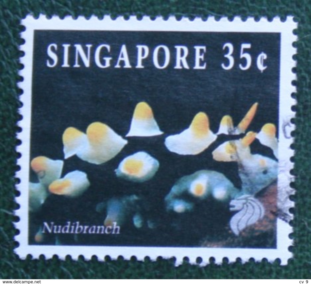 35 C Coral & Reef Marine Life Definitives NUDIBRANCH 1994 Mi 714 Used Gebruikt Oblitere SINGAPORE SINGAPUR - Singapur (1959-...)