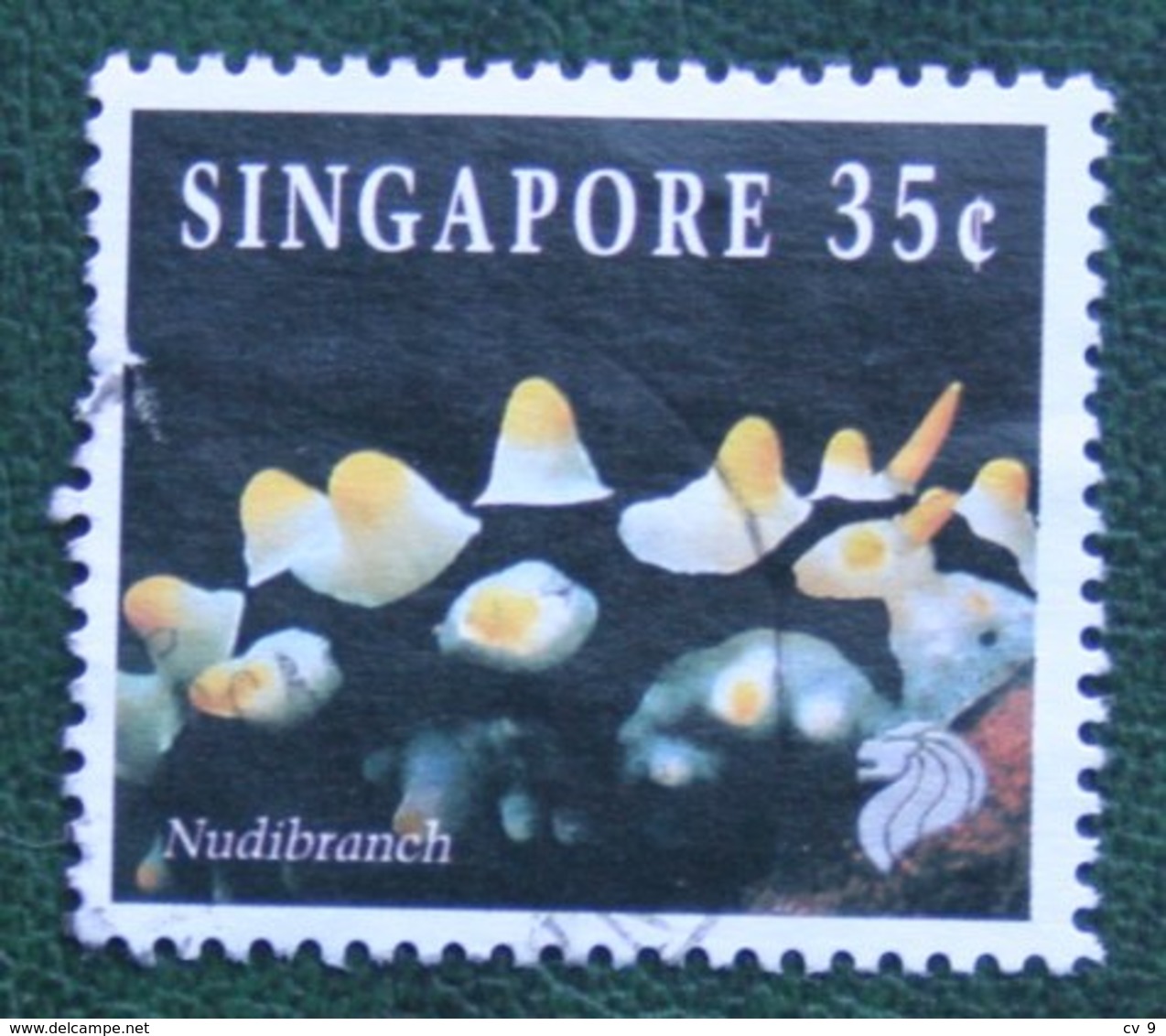 35 C Coral & Reef Marine Life Definitives NUDIBRANCH 1994 Mi 714 Used Gebruikt Oblitere SINGAPORE SINGAPUR - Singapur (1959-...)