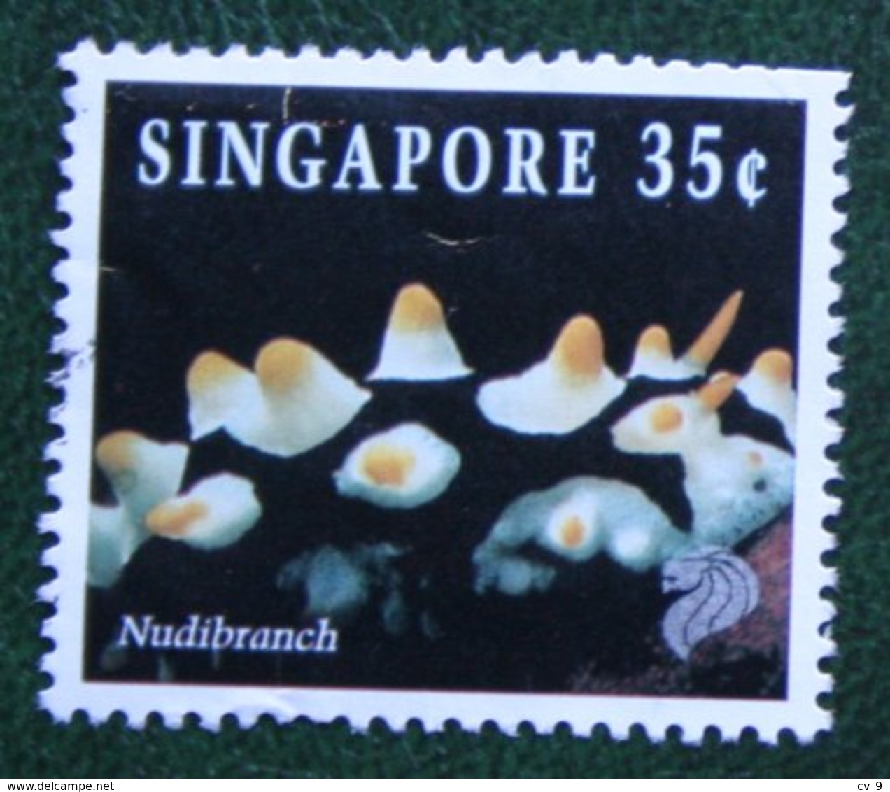 35 C Coral & Reef Marine Life Definitives NUDIBRANCH 1994 Mi 714 Used Gebruikt Oblitere SINGAPORE SINGAPUR - Singapore (1959-...)