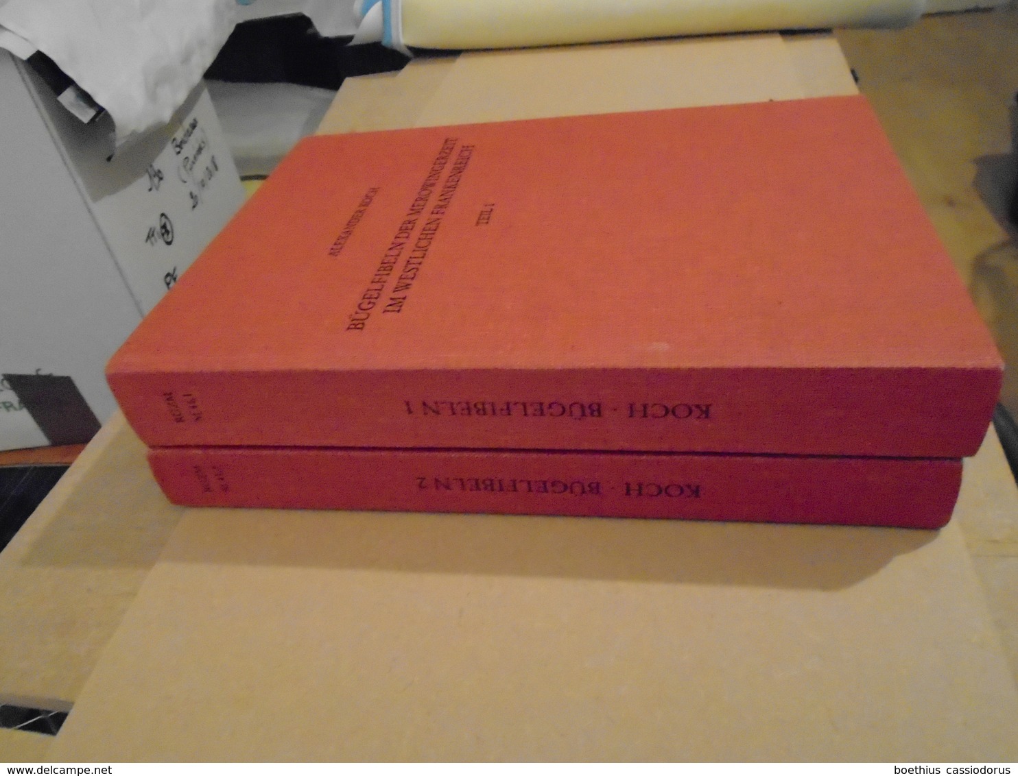 Archéologie, Mérovingiens : ALEXANDER KOCH ‎Bügelfibeln Der Merowingerzeit Im Westlichen Frankenreich. 2 VOL - 2. Moyen Age