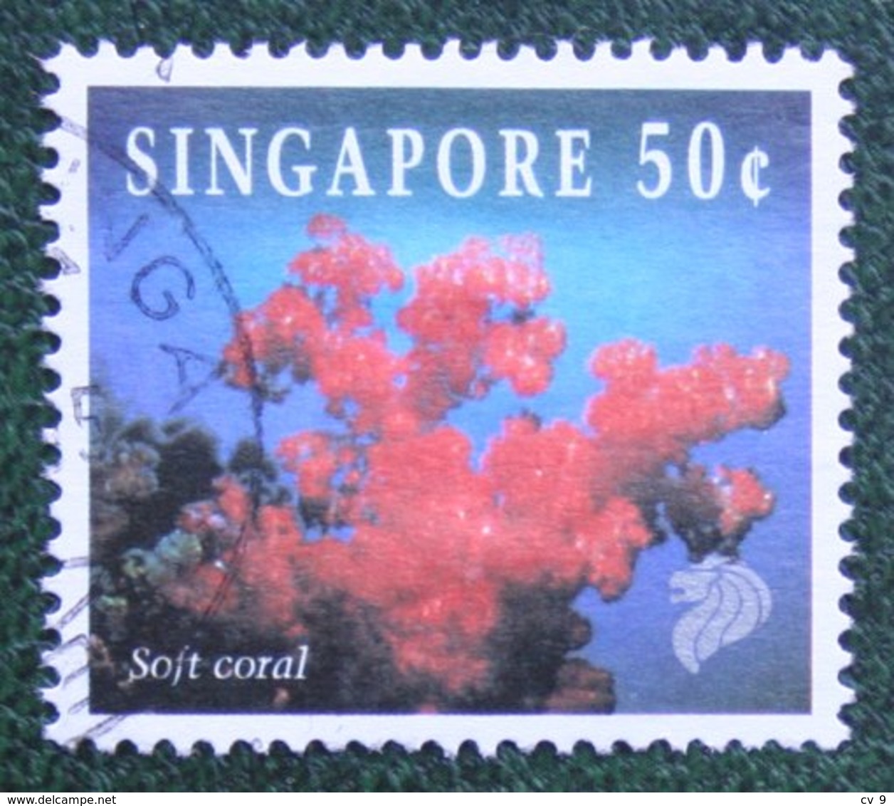 50 C Coral & Reef Marine Life Definitives SOFT CORAL 1994 Mi 716 Used Gebruikt Oblitere SINGAPORE SINGAPUR - Singapur (1959-...)