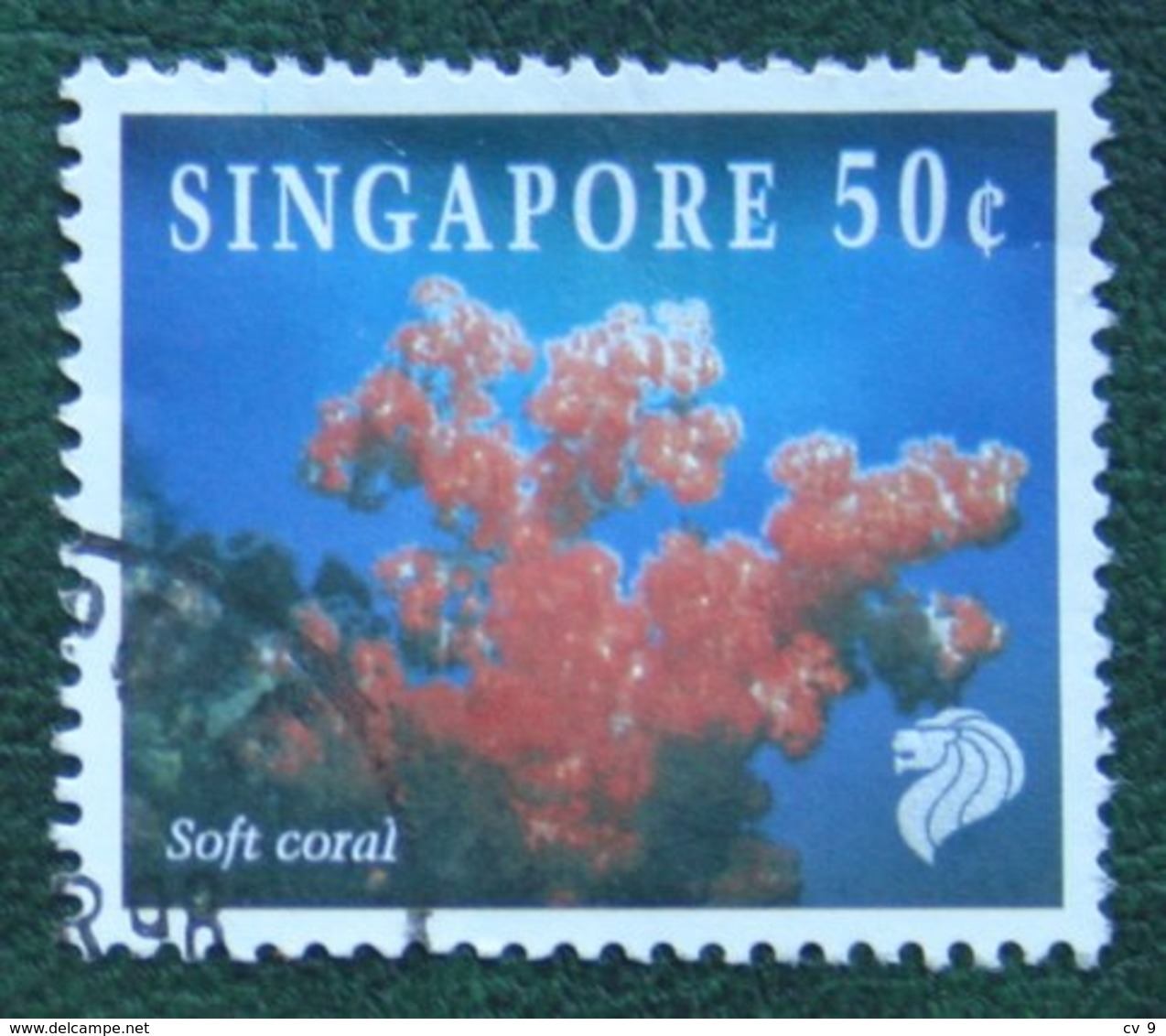 50 C Coral & Reef Marine Life Definitives SOFT CORAL 1994 Mi 716 Used Gebruikt Oblitere SINGAPORE SINGAPUR - Singapur (1959-...)