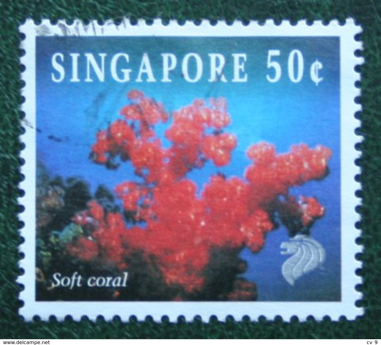 50 C Coral & Reef Marine Life Definitives SOFT CORAL 1994 Mi 716 Used Gebruikt Oblitere SINGAPORE SINGAPUR - Singapur (1959-...)