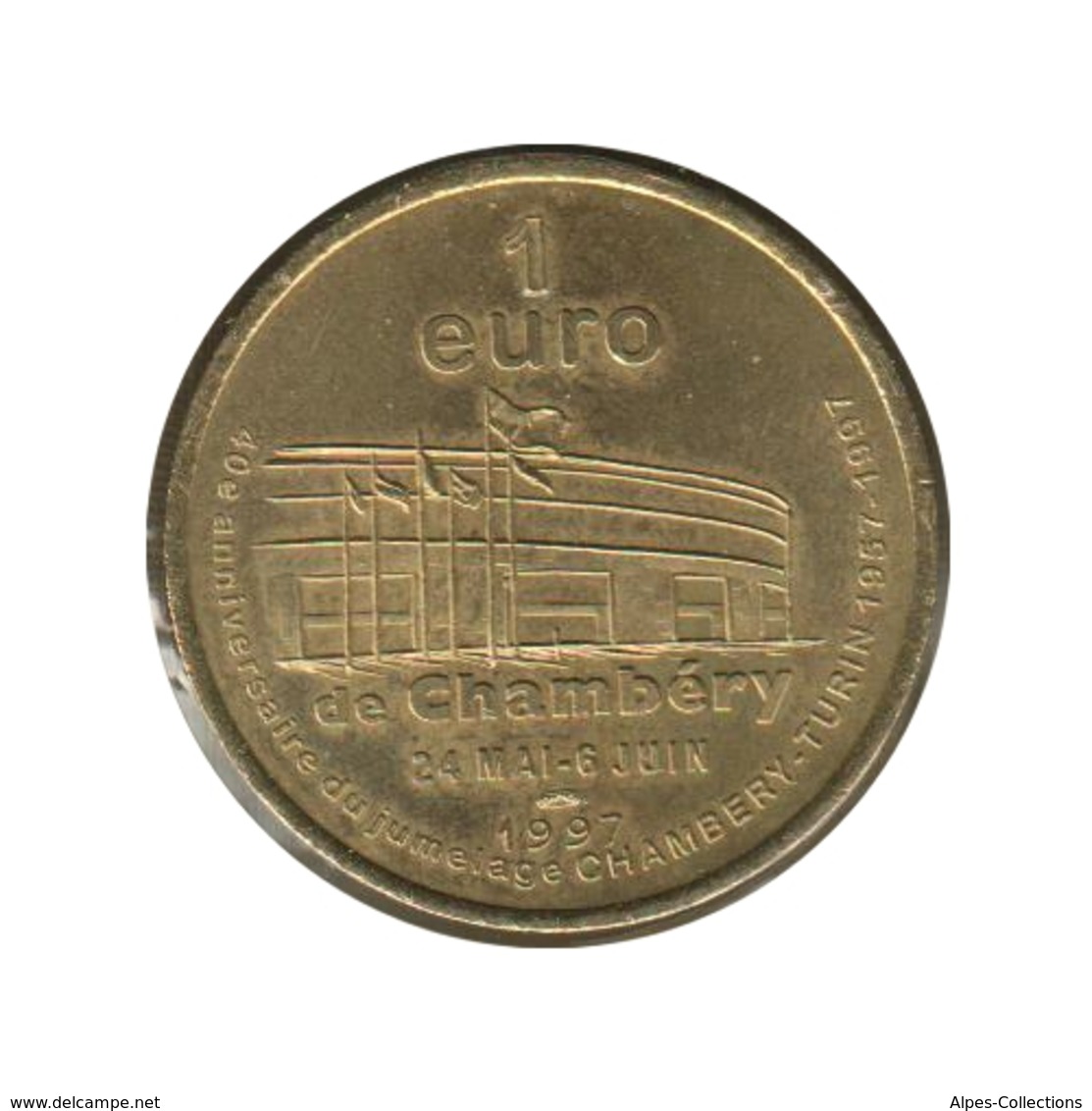 CHAMBERY - EU0010.1 - 1 EURO DES VILLES - Réf: T275 - 1997 - Euro Delle Città