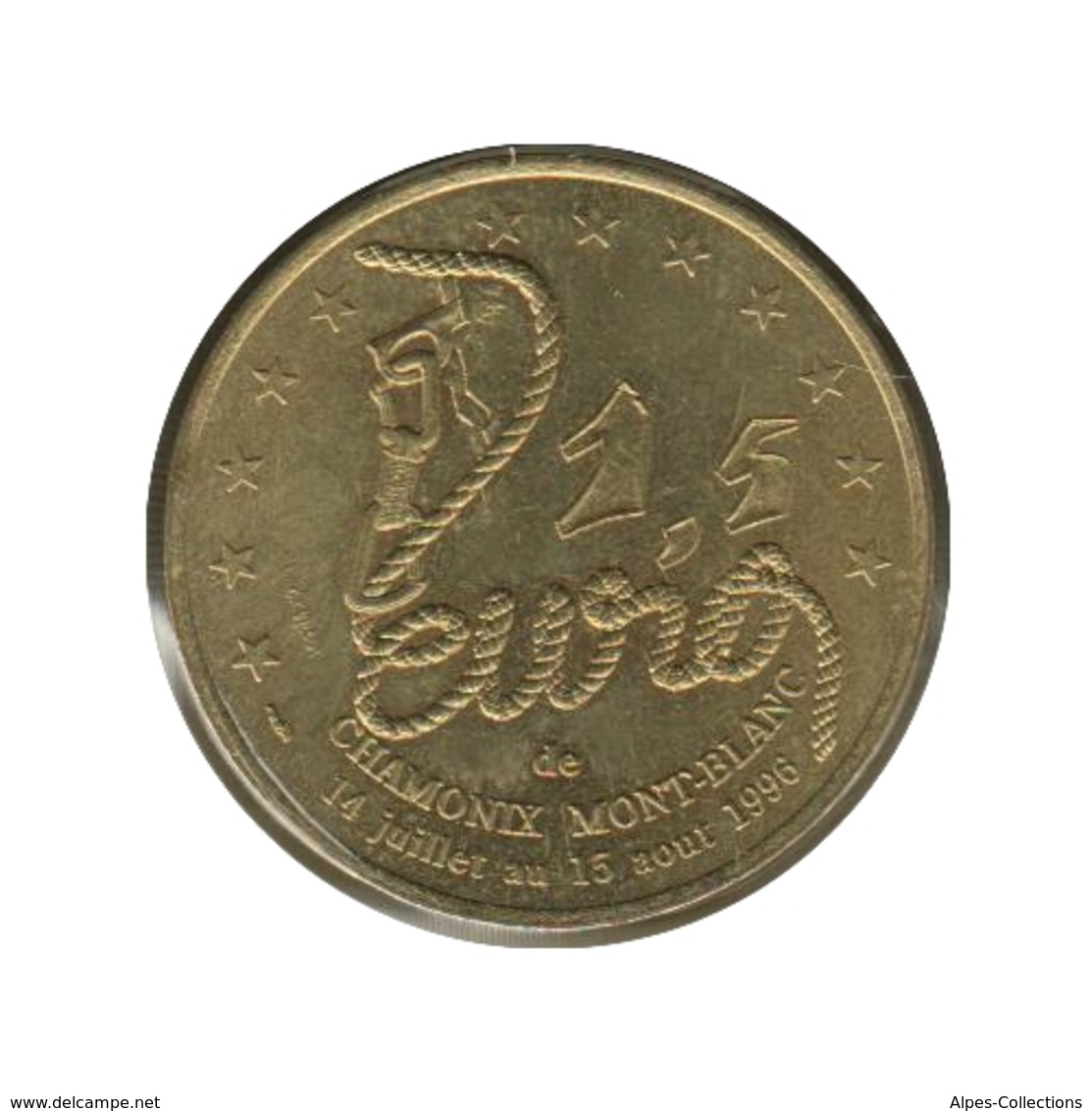 CHAMONIX - EU0015.1 - 1,5 EURO DES VILLES - Réf: T143 - 1996 - Euros Des Villes