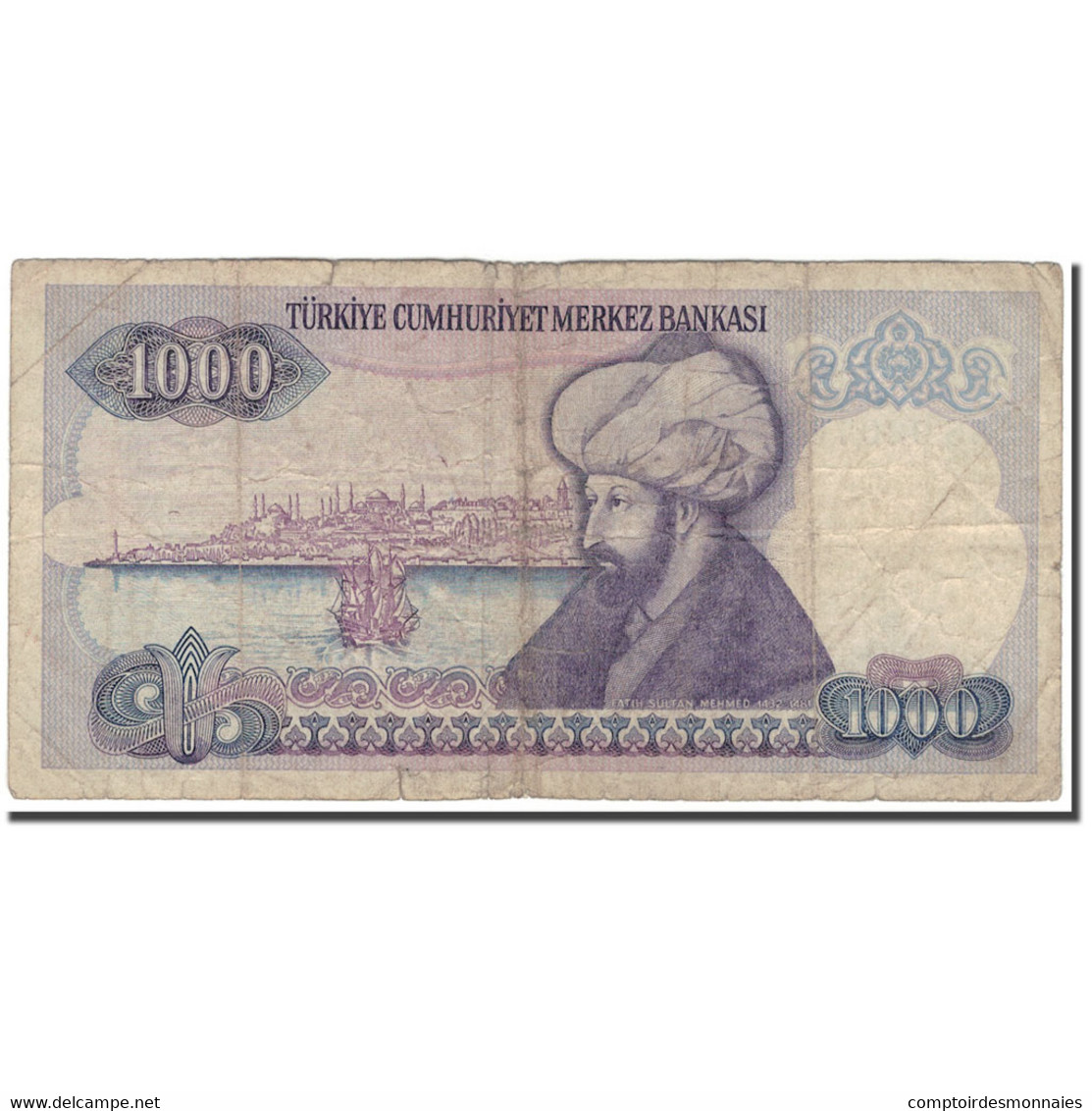 Billet, Turquie, 1000 Lira, KM:196, B+ - Turquie