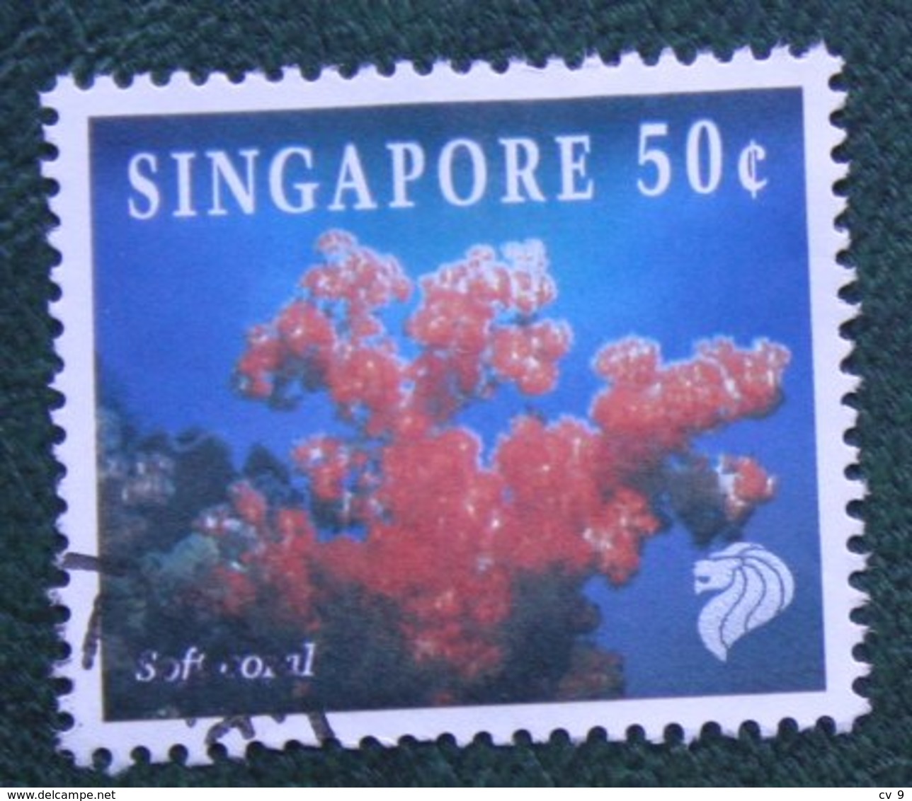 50 C Coral & Reef Marine Life Definitives SOFT CORAL 1994 Mi 716 Used Gebruikt Oblitere SINGAPORE SINGAPUR - Singapore (1959-...)