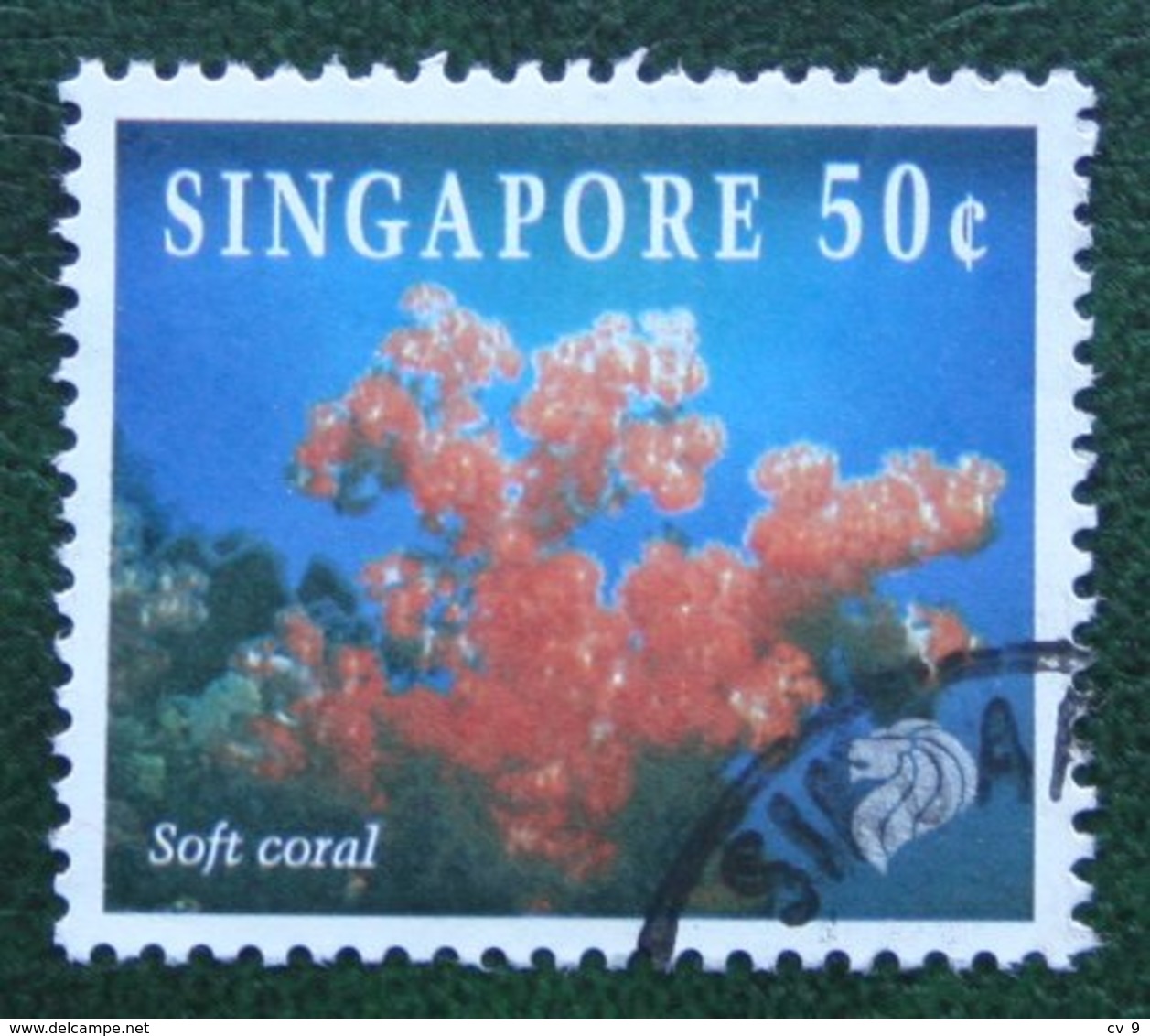 50 C Coral & Reef Marine Life Definitives SOFT CORAL 1994 Mi 716 Used Gebruikt Oblitere SINGAPORE SINGAPUR - Singapur (1959-...)