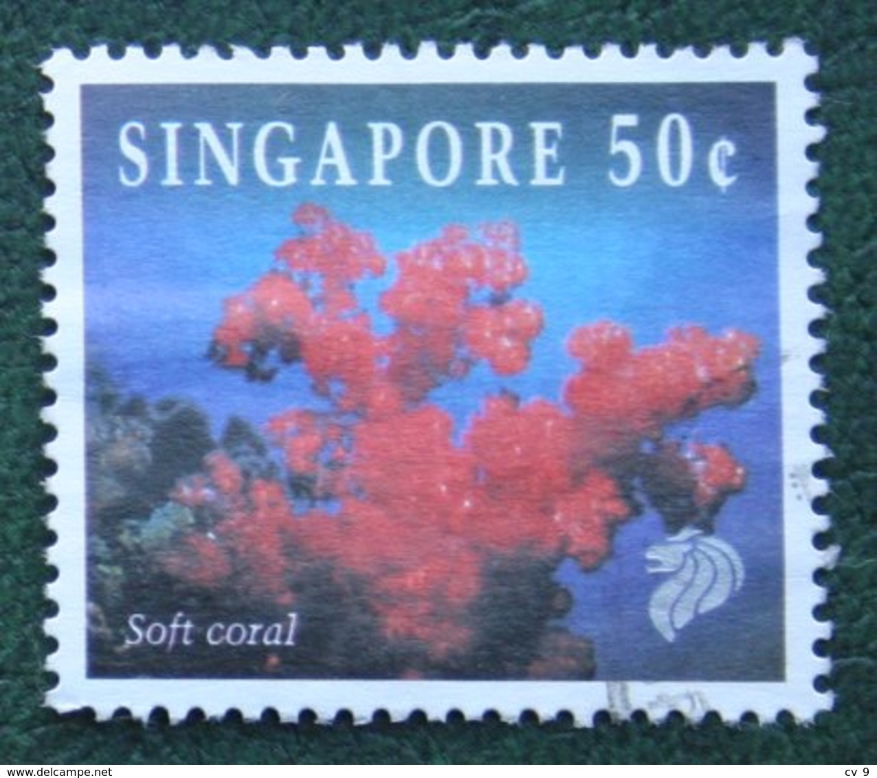 50 C Coral & Reef Marine Life Definitives SOFT CORAL 1994 Mi 716 Used Gebruikt Oblitere SINGAPORE SINGAPUR - Singapur (1959-...)