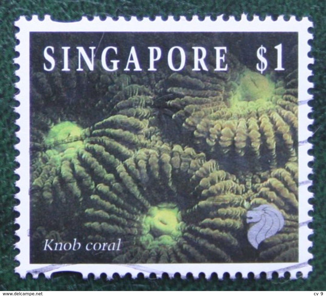 $1 Coral & Reef Marine Life Definitives KNOB CORAL 1994 Mi 720 Used Gebruikt Oblitere SINGAPORE SINGAPUR - Singapur (1959-...)