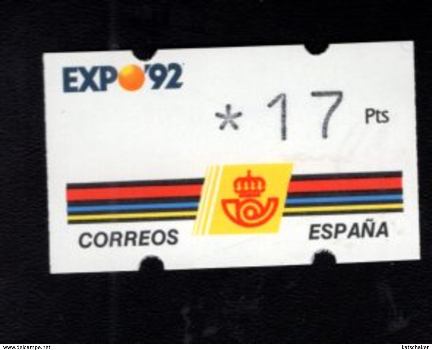 718488556 SPAIN 1992 AUTOMAATZEGELS MICHEL NR 2 - Autres & Non Classés