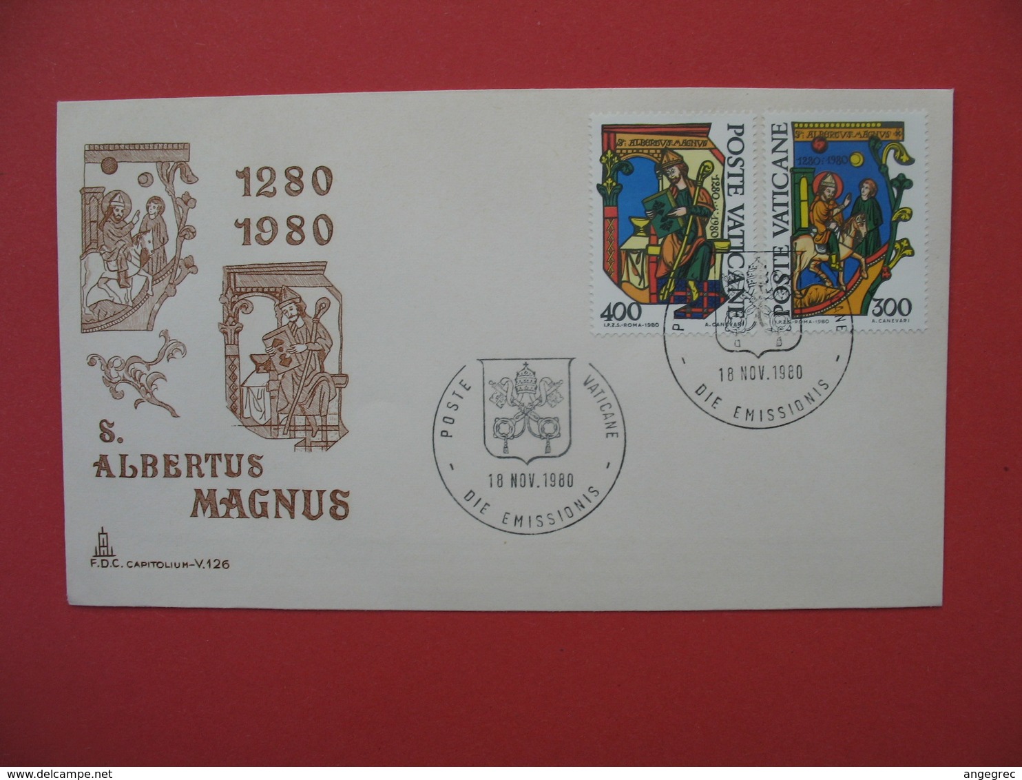 FDC  Italie  Citta' Del Vaticano   1980 - FDC