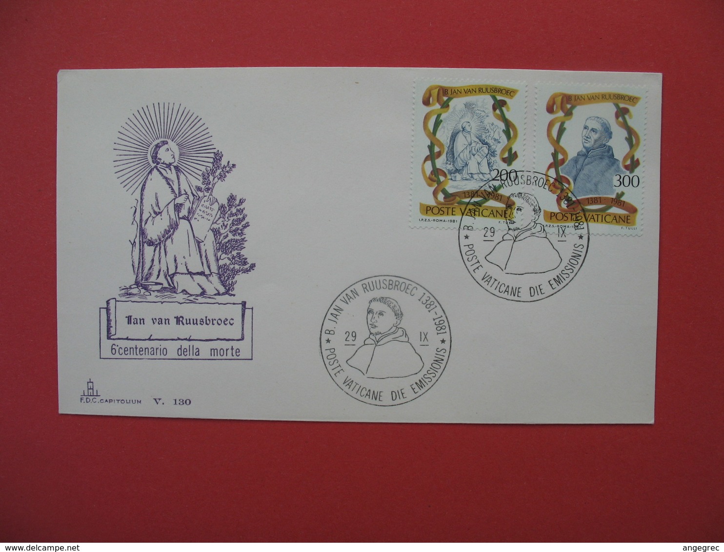 FDC  Italie  Citta' Del Vaticano   1981 - FDC