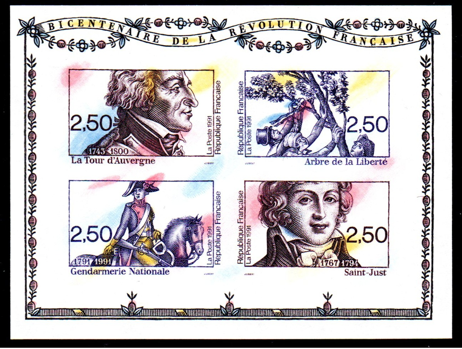 FRANCE 1991 - YT BF 13 + 13a Non Dentelé - Neufs **  MNH - 305,00 € - Ongebruikt