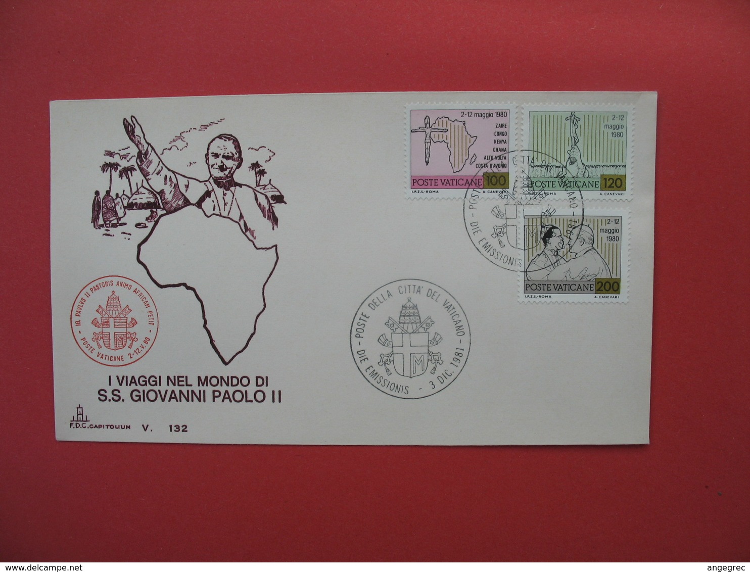 FDC  Italie  Citta' Del Vaticano   1981 - FDC