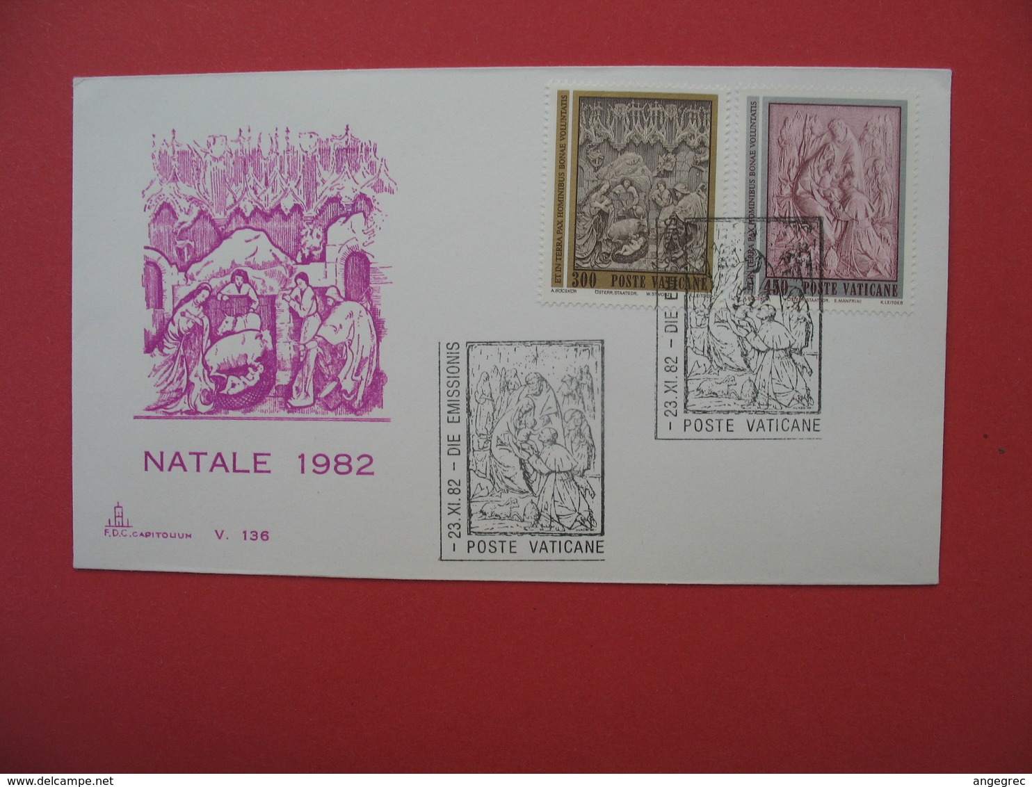 FDC  Italie  Citta' Del Vaticano   1982 - FDC