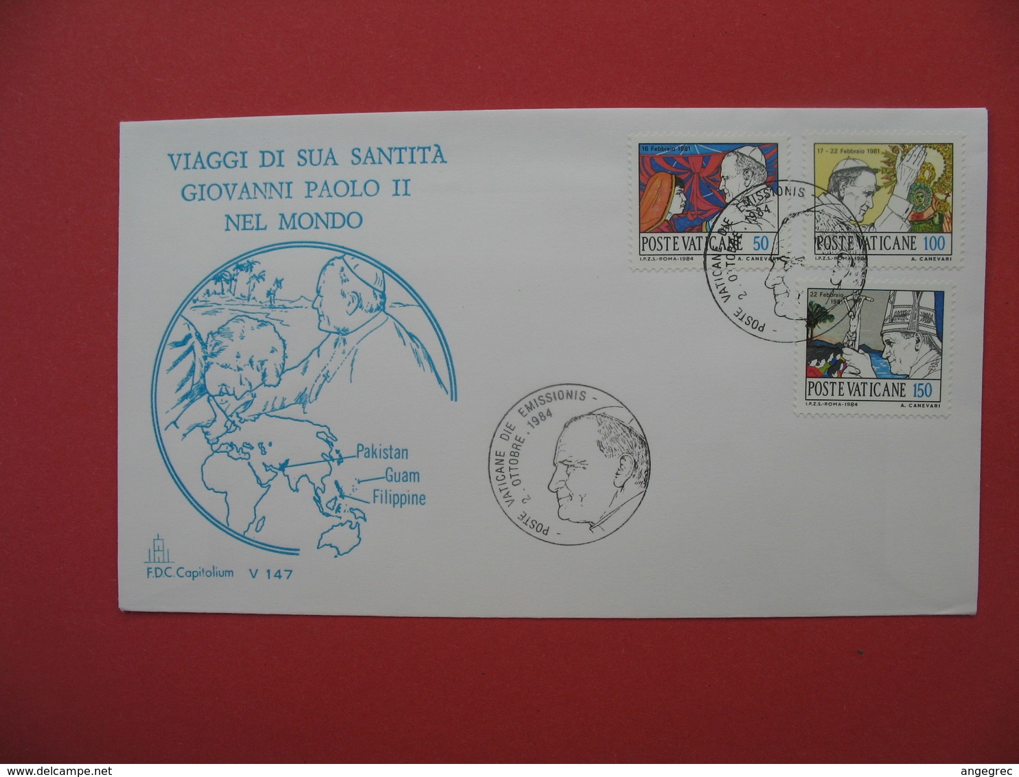 FDC  Italie  Citta' Del Vaticano   1984 - FDC