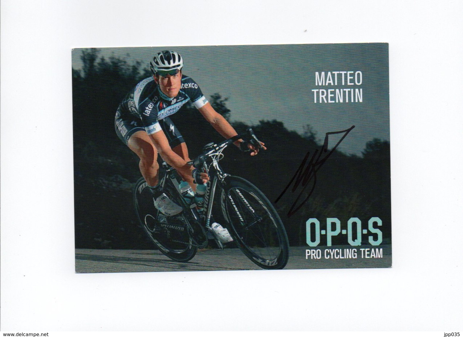 CYCLISME TOUR  DE  FRANCE  Autographe  MATTEO TRENTIN - Cyclisme