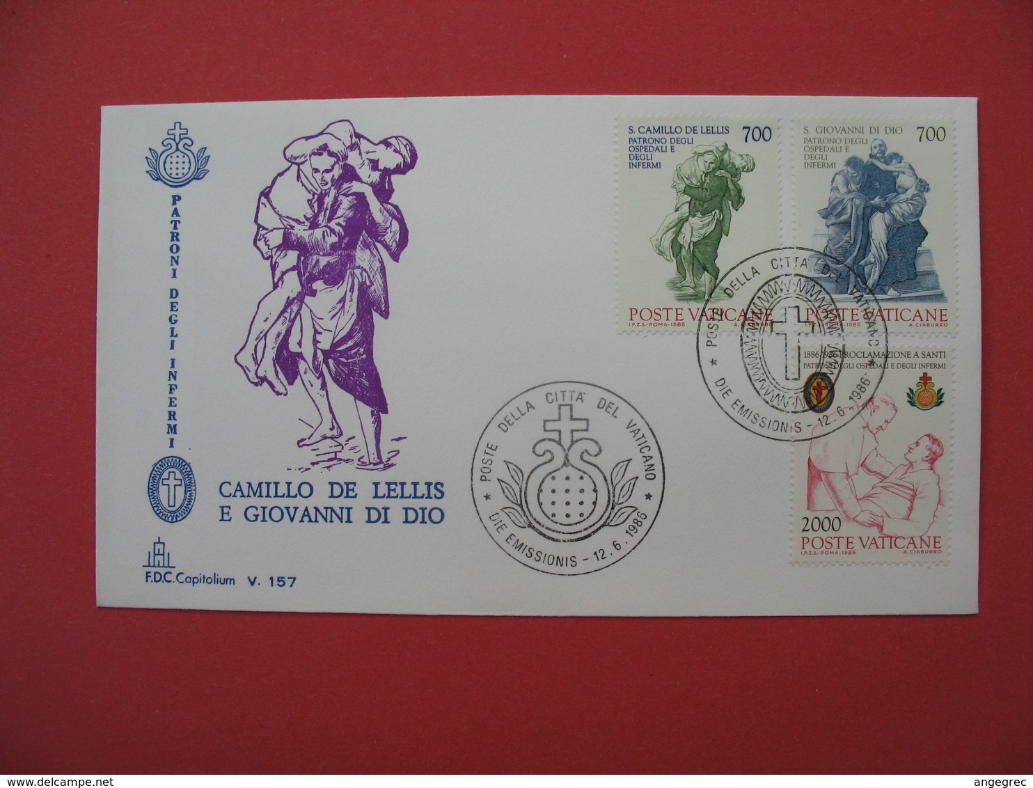 FDC  Italie  Citta' Del Vaticano   1986 - FDC