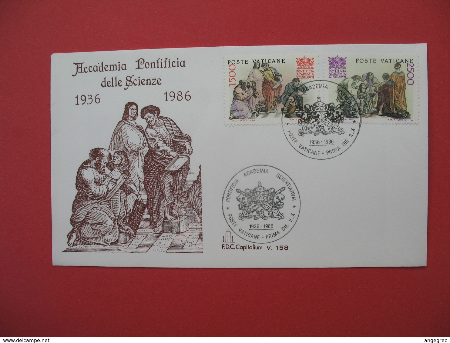 FDC  Italie  Citta' Del Vaticano   1986 - FDC