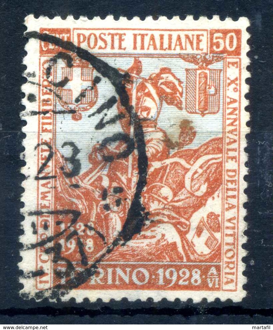 1928 REGNO N.233 USATO - Usati