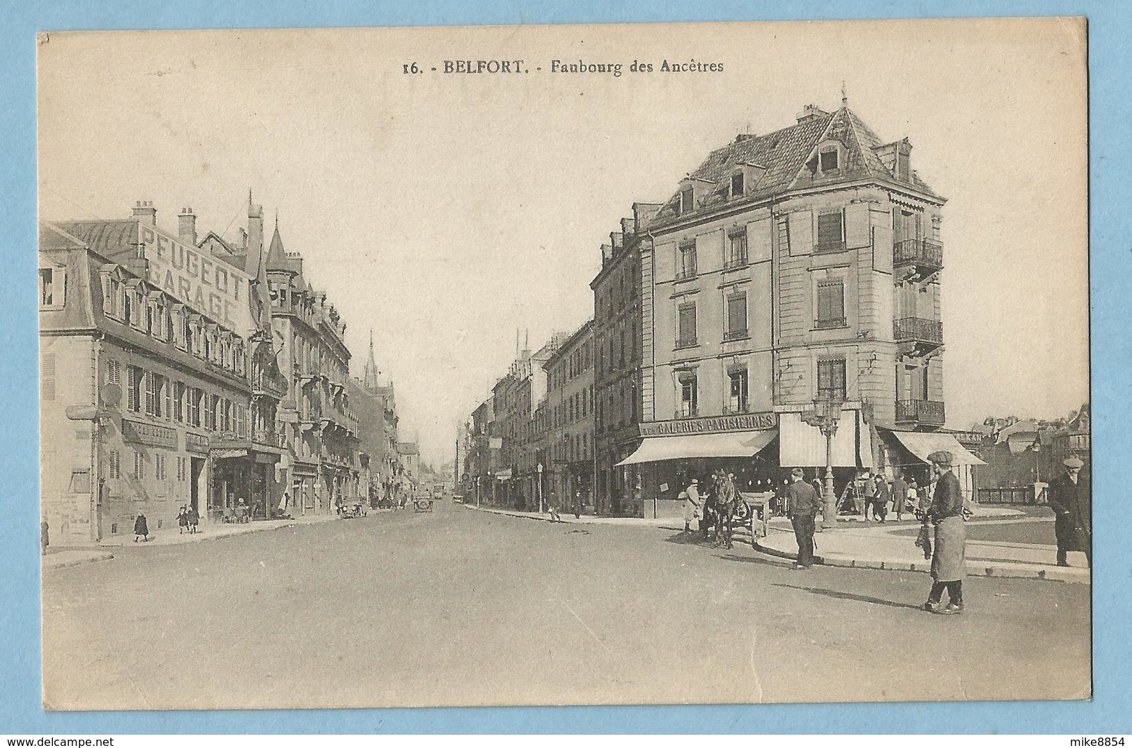 1834  CPA  BELFORT - Faubourg Des Ancêtres - PEUGEOT GARAGE - GALERIES PARISIENNES   ++++++ - Valdoie